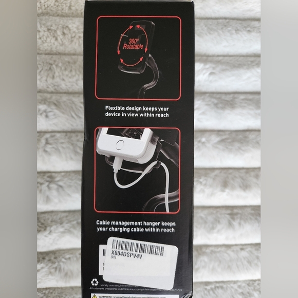 5" Black Adjustable Car Cup Phone Holder - Picture 7 of 7